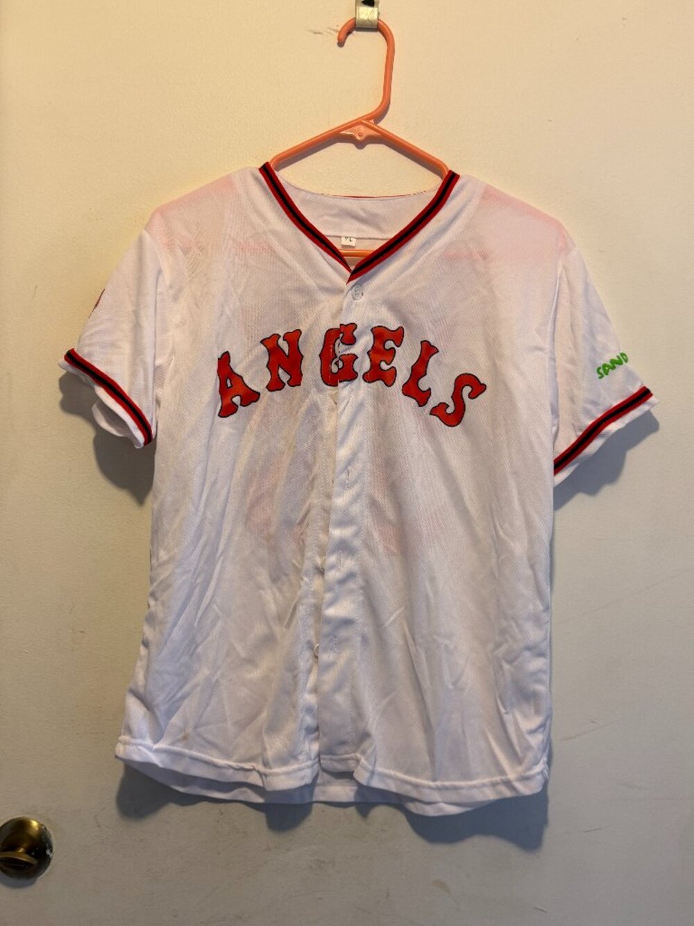 Los Angeles Angels Baseball Youth Large Giveaway Weaver #36 Jersey (003)